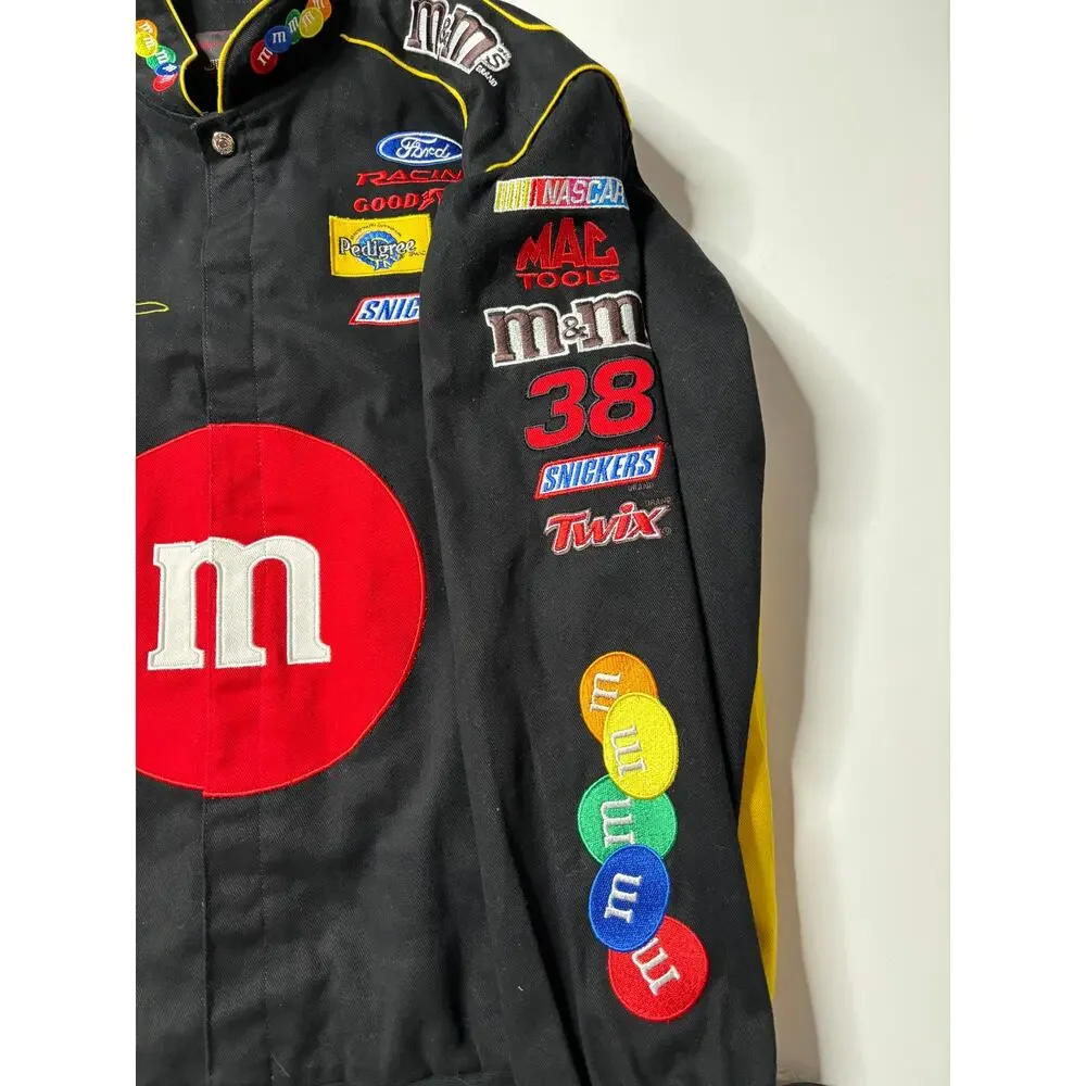 NWT M&M NASCAR jacket- Y2K brand new -2XL